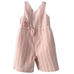 Rare Edition pink and white baby romper Sz 18m mint condition.